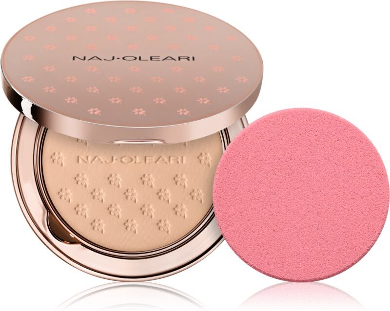 Naj Oleari Silk feel Wet & dry Powder Foundation cushion foundation shade 03 Beige 9.5 g