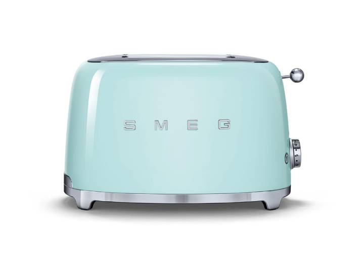 SMEG Toaster Toaster 50´S RETRO STYLE , grün (hellgrün, silberfarben), B:31cm H:19,8cm T:19,5cm, Toaster, Toaster