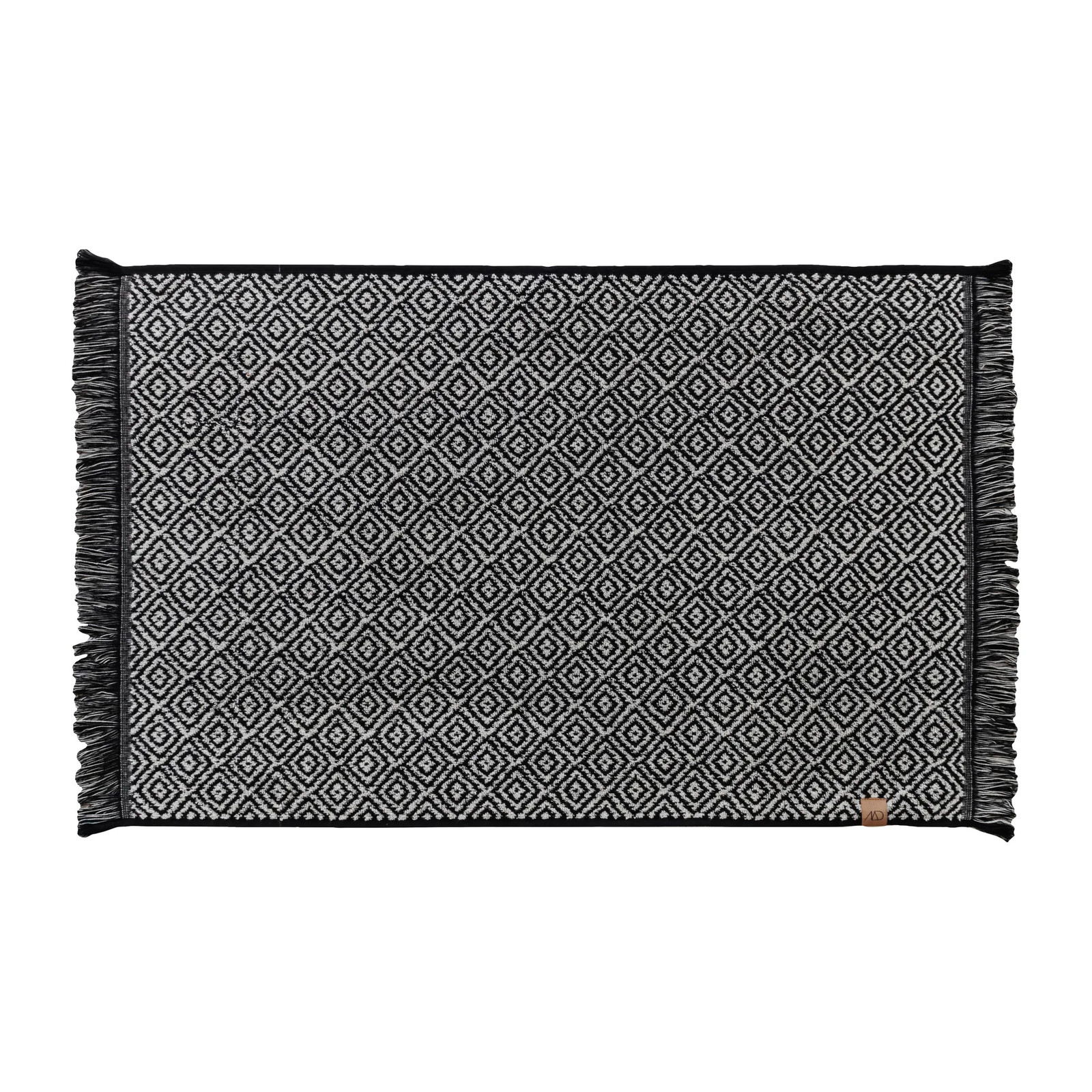 Mette Ditmer Morocco badmat Black-white 50 x 80 cm