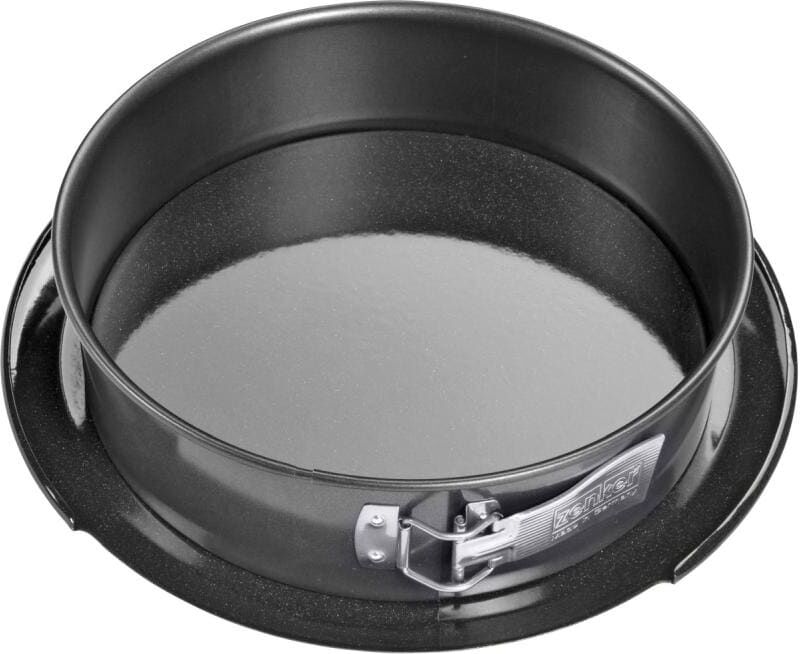 Springform ZENKER "Springform mit Haube", schwarz, Ø:28cm, Stahl, Küchenformen, Springform schwarz Ø 28cm