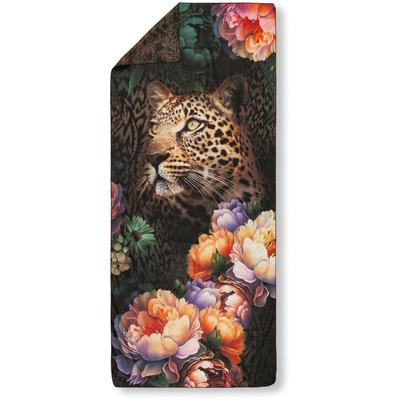 Reisehandtuch DESCANSO "Mizz", bunt (multi), B:75cm L:180cm, Microfaser, Mikrofaser, Handtücher, Mikrofaser, 75x180, Schnelltrocknend, Reisen, Sport, Yoga, Wendeoptik