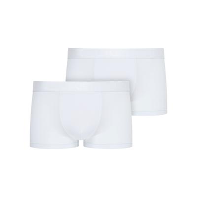Trunk JOCKEY "Microfiber Air", Herren, Gr. S, Single Jersey, weiß, Single Jersey, Obermaterial: 85% Baumwolle, 15% Elasthan, körpernah, Unterhosen, schnell trocknendes, leichtes Material