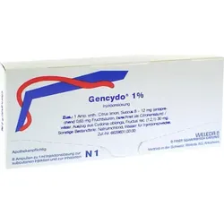 GENCYDO 1% Injektionslösung 8 St