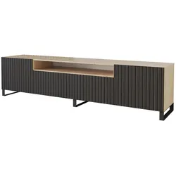 LOWBOARD KITO-S 200x53x41 cm - Artisan / Schwarz