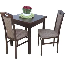möbel direkt online Essgruppe 3-teilig - "Dinner for Two" Kassel I buche natur-nuss dunkel