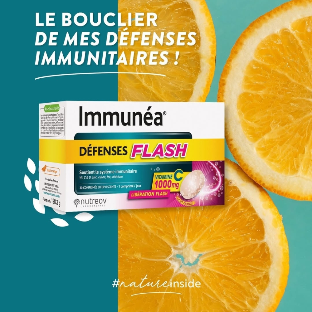 Nutreov Immunea Défenses Flash Food Supplement for Immune System 30&nbsp;pills