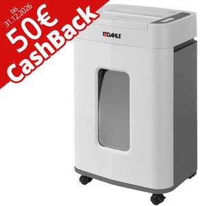 Dahle Aktenvernichter ShredMATIC 150, 35151, mit Rollen, 50 Cashback, 150 Blatt Autofeed, 4x12 mm Partikelschnitt P-4