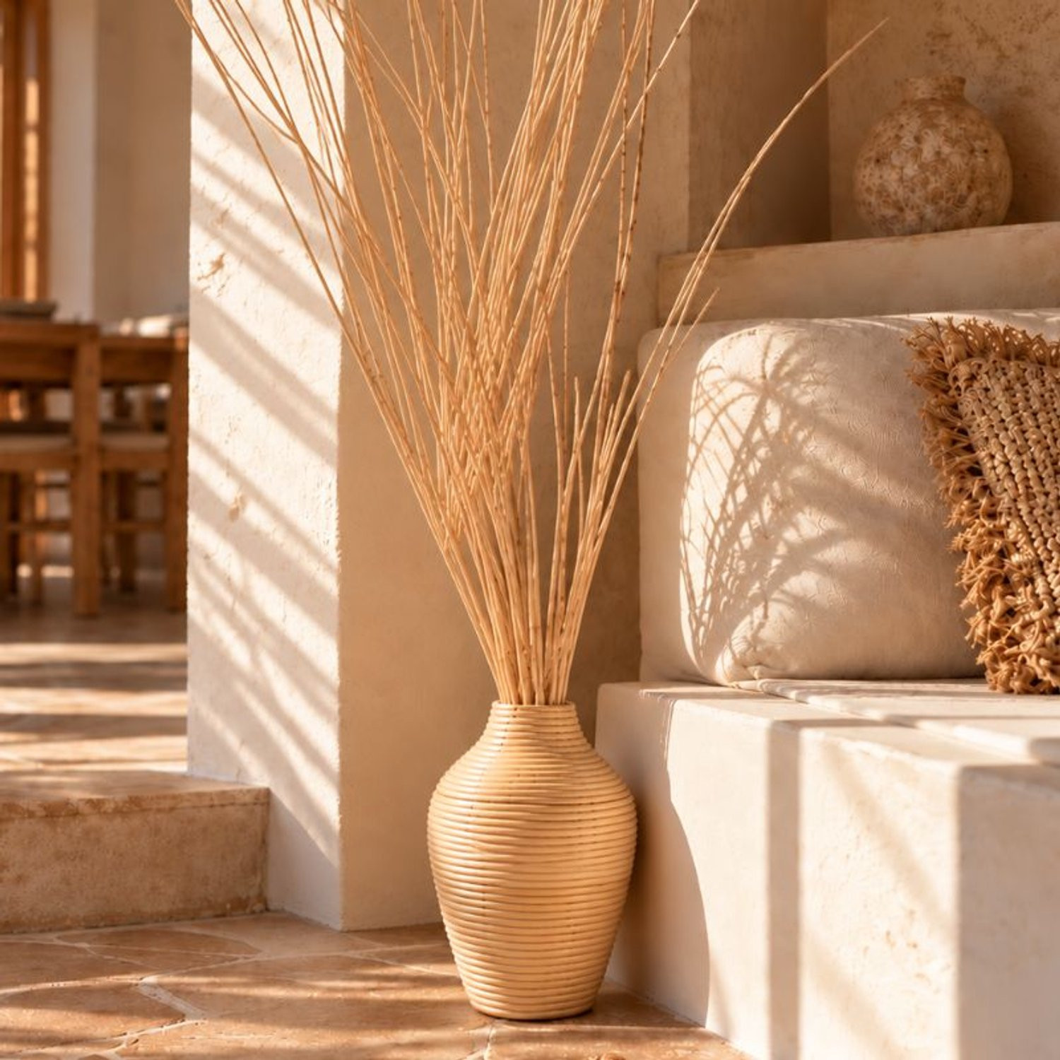 4Shine Rotan vaas S decoratievaas