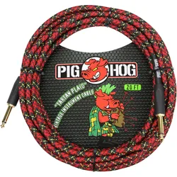 Pig Hog "Tartan Plaid" Instrumentenkabel 6m