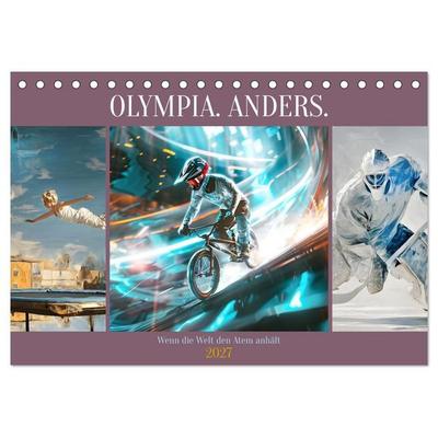 Olympia. Anders. (Tischkalender 2027 DIN A5 quer), CALVENDO Monatskalender