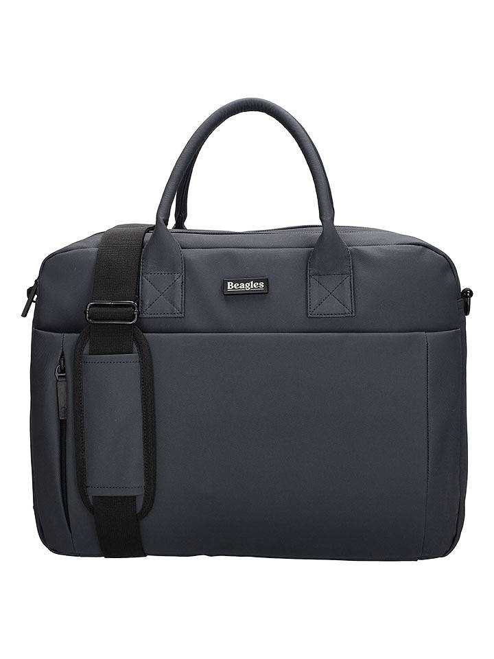 Beagles Businesstasche in Dunkelblau - (B)40 x (H)30 x (T)13 cm - onesize