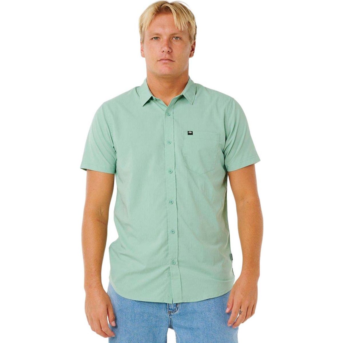RipCurl Vaporcool Aerotech Short Sleeve Shirt aloe (3237) M 052MSH-3237-M