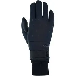 ROECKL SPORTS Damen Handschuhe Ehrwald, Größe 6 in Schwarz Schwarz