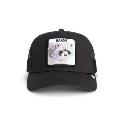Snapback Cap GOORIN BROS. "Cap OG Trucker", Herren, schwarz (bandit trucker), Obermaterial: 57% Polyester PES. 43% Baumwolle CO., Caps