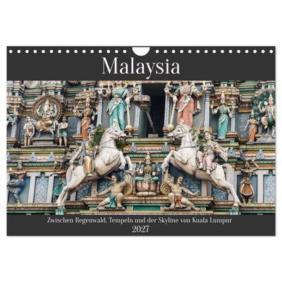 Malaysia – Zwischen Regenwald, Tempeln und Skyline von Kuala Lumpur (Wandkalender 2027 DIN A4 quer), CALVENDO Monatskalender