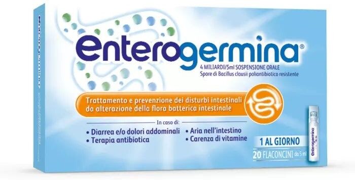 Sanofi Enterogermina 4 Miliardi/5 Ml 20 Flaconcini