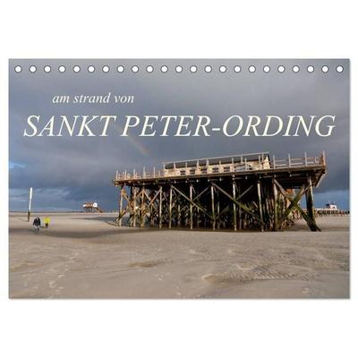 am strand von SANKT PETER-ORDING (Tischkalender 2027 DIN A5 quer), CALVENDO Monatskalender