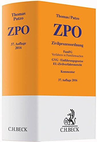 Heinz Thomas - Zivilprozessordnung: FamFG, Verfahren in Familiensachen, EGZPO, GVG, EGGVG, EU-Zivilverfahrensrecht (Gelbe Erläuterungsbücher) - Preis vom 30.09.2026 09:01:18 h