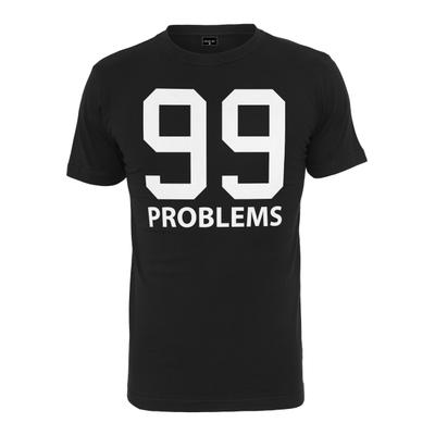 T-Shirt MISTERTEE "MisterTee Herren 99 Problems T-Shirt", Herren, Gr. XS, schwarz, 100% Baumwolle, bedruckt, normal, Rundhals, Shirts T-Shirt