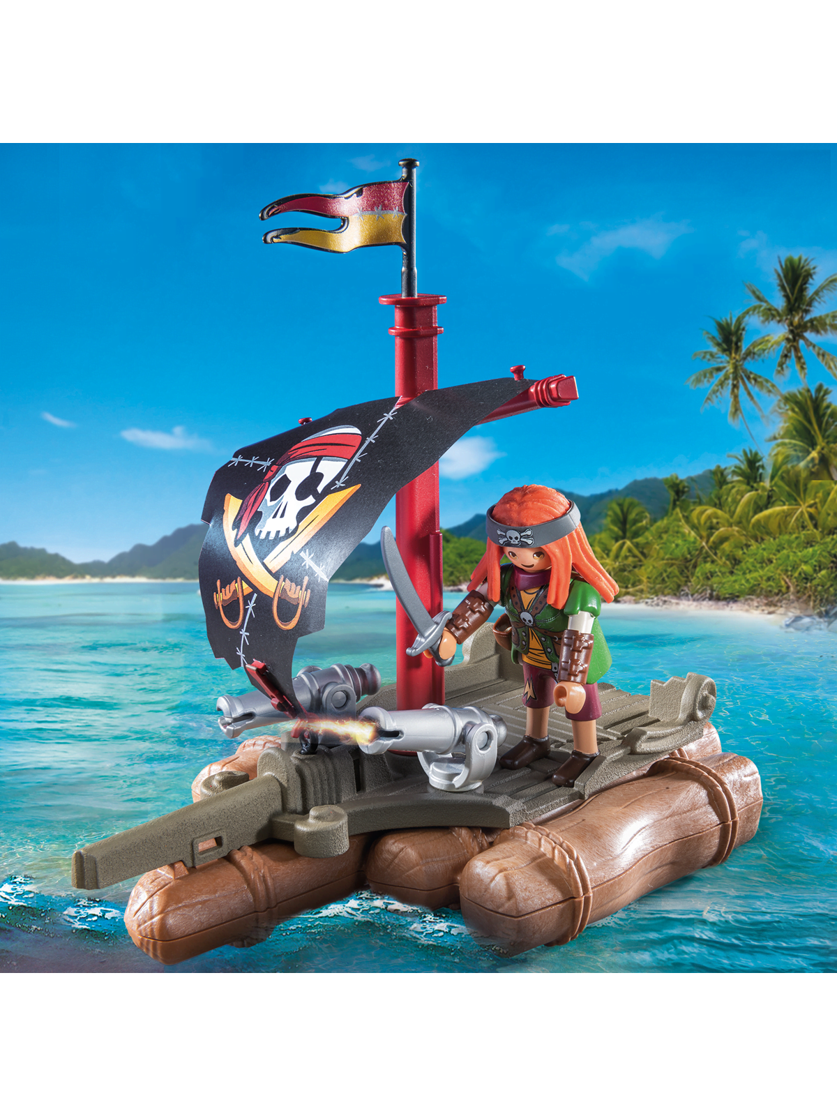 Playmobil Pirates - Piratenfloß mit Schatz