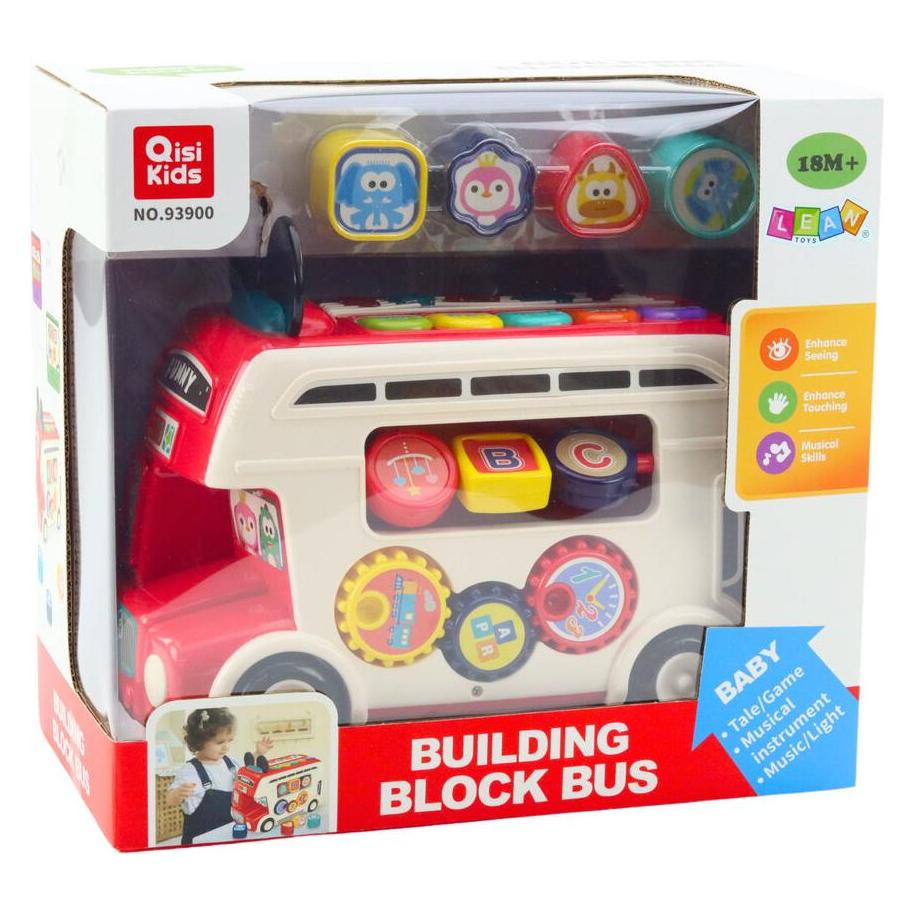 Lean Toys Leantoys Interaktiver Bus mit Licht und Ton (66583707)