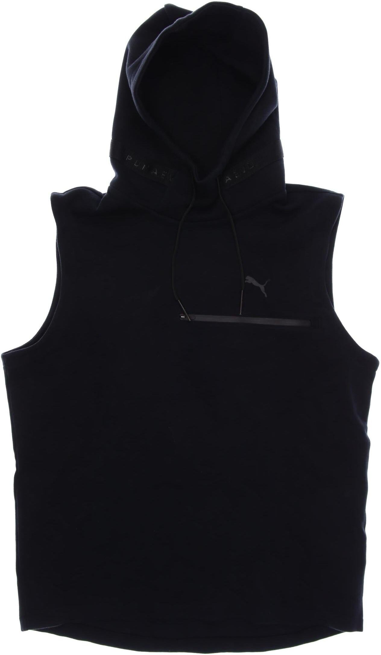 Puma Herren Kapuzenpullover, Schwarz, Gr. EU 48, Baumwolle / Synthetik - Second Hand
