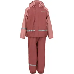 ZigZag Augus PU Fleece Regenjacke + Regenhose Set Kinder 4109 - apple butter 4 (104)