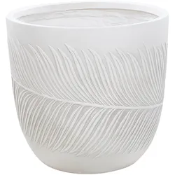 BLUMENTOPF cremeweiß rund 42/42/40 cm Ftero