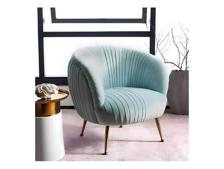 Xlmoebel Sessel Luxuriöser Designer Lounge Sessel mit hochwertigem Textilbezug (Sessel), Hergestellt in Europa