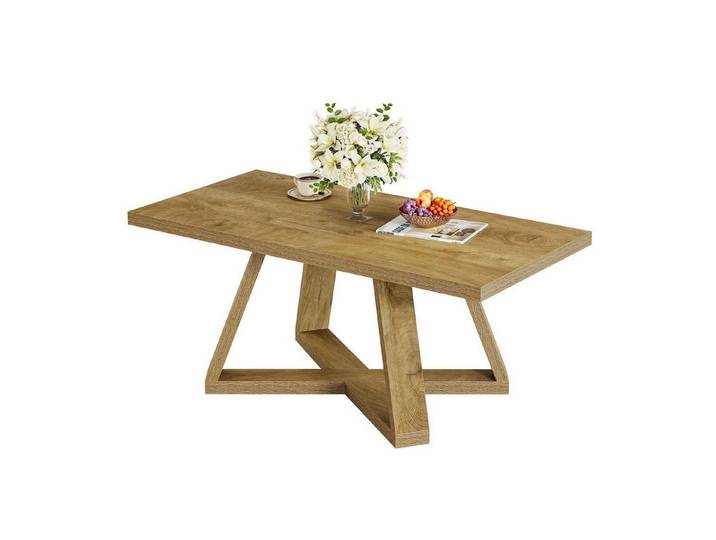 LuxusKollektion Couchtisch Couchtisch Landhaus Stil Holz (1-St)