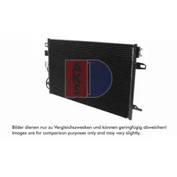 Kondensator Klimaanlage AKS DASIS 122023N für Chrysler Dodge Voyager IV Caravan