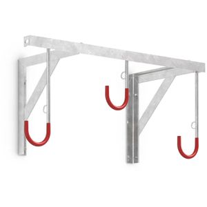 WSM Fahrradständer 3873, Wandmontage, Hängeparker, Breite 82cm, für 3 Fahrräder