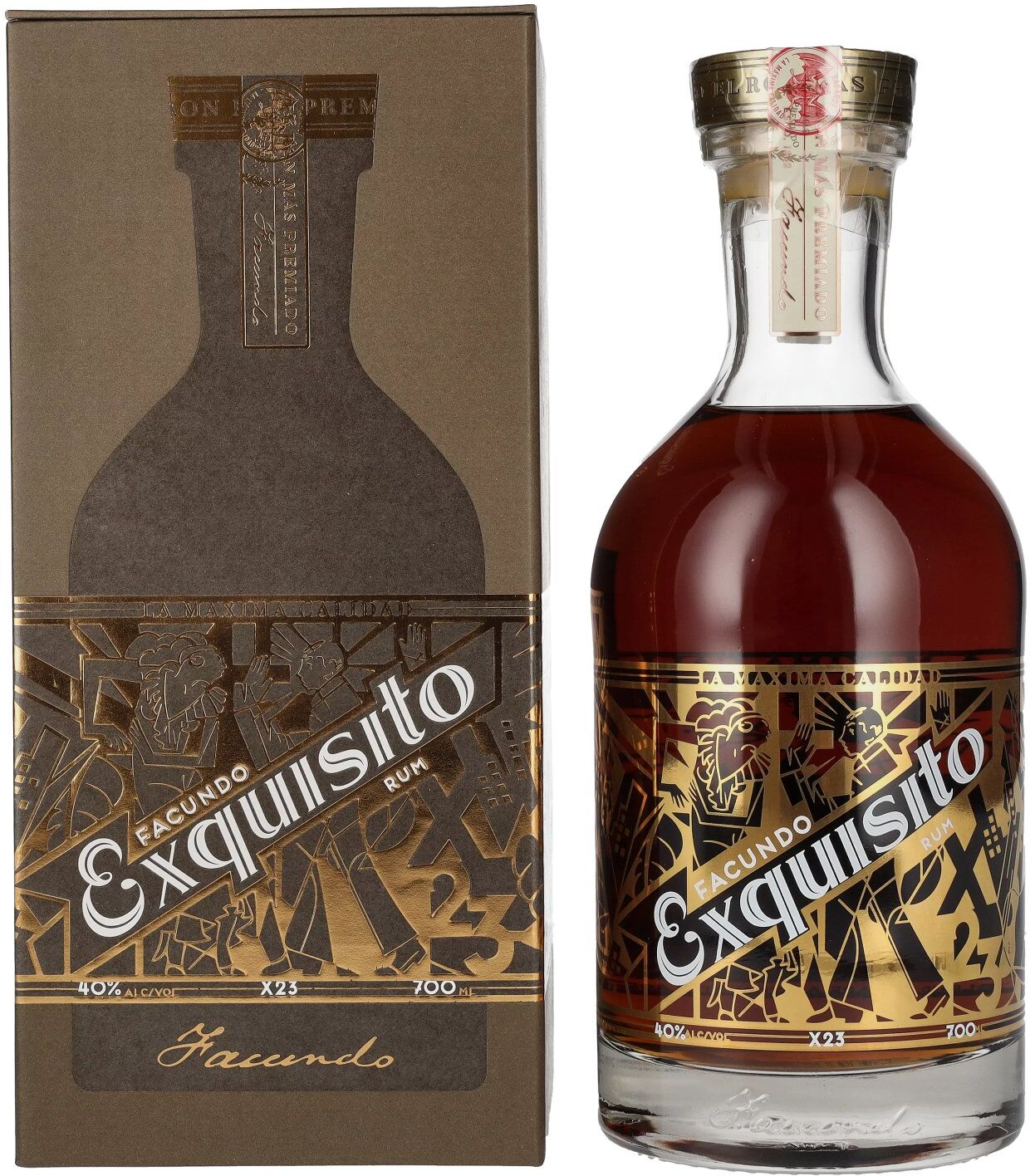 Bacardi Facundo EXQUISITO Rum 40% Vol. 0,7l in Geschenkbox