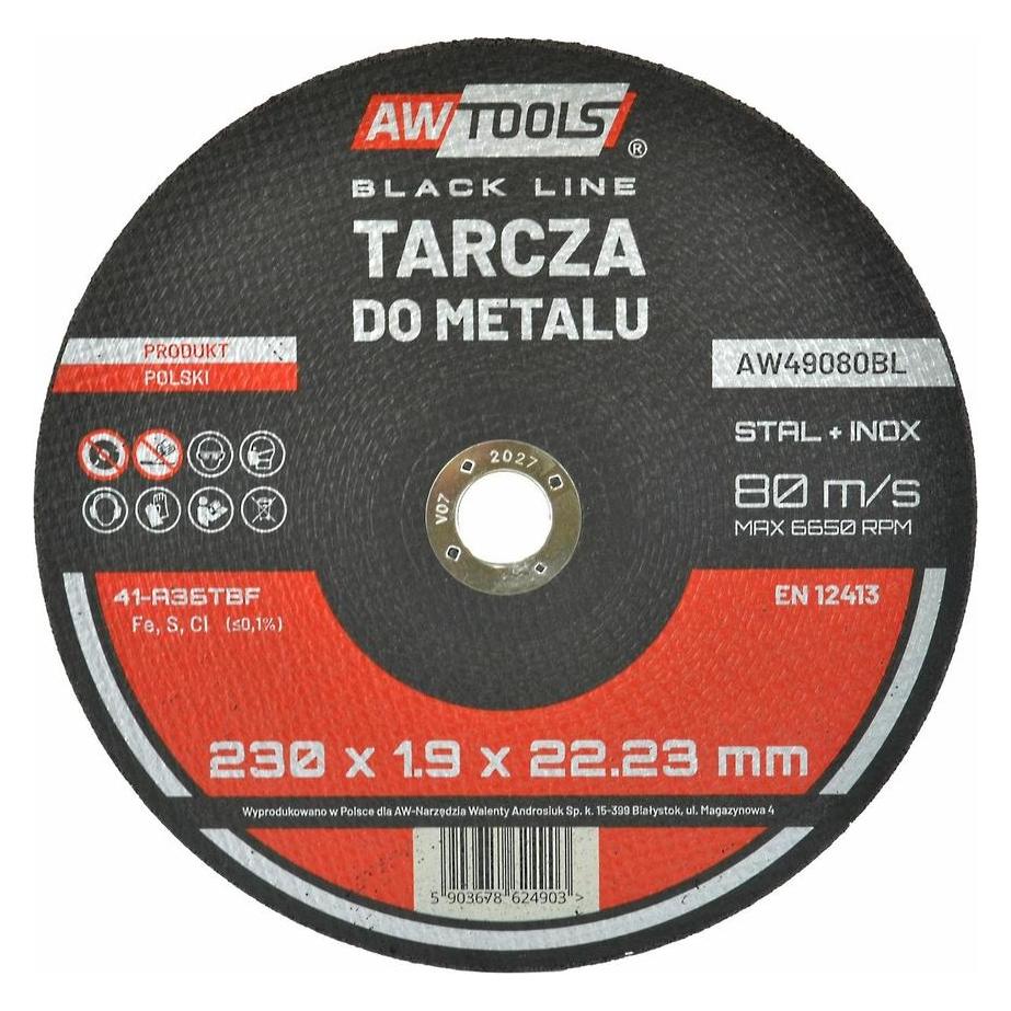 Awtools AW TARCZA DO METALU 230*1,9mm BLACK LINE (46386114)