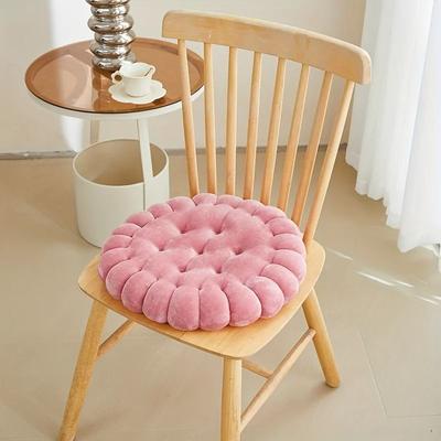 Inspired Finds Biscuit Shaped Plush Cushion Soft Cookie Pillow Seat Pad plum