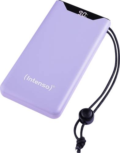 Intenso F10000 Powerbank 10000 mAh Quick Charge, USB PD LiPo USB-A, USB-C Purple Statusanzeige
