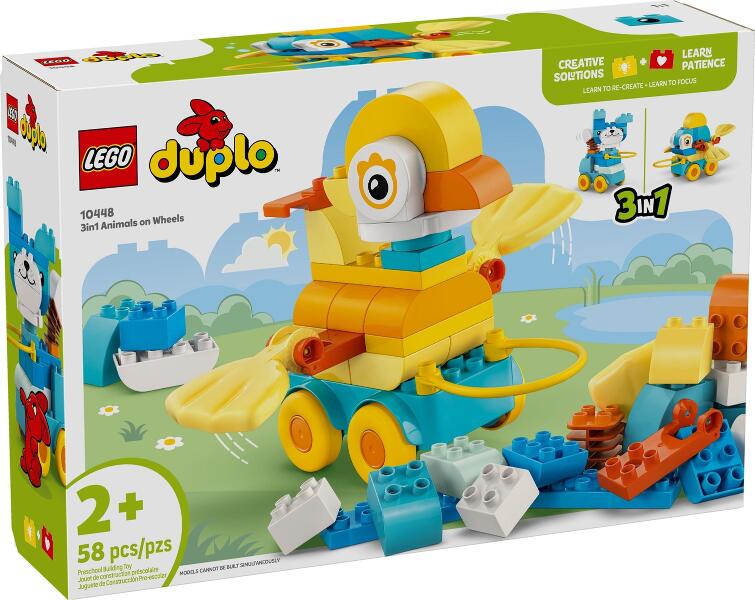 LEGO® DUPLO 10448 Tiere auf Rädern 3-in-1-Set