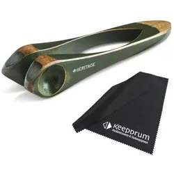 Heritage Musical  Spoons Heritage Musical Spoons Musiklöffel klein Grün mit Tuch (Perkussion), Perkussion, Grün
