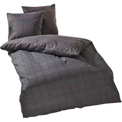 Traumschlaf, Bettwäsche, Oslo Loftrot (Bettwäsche Set, 80x80 cm)