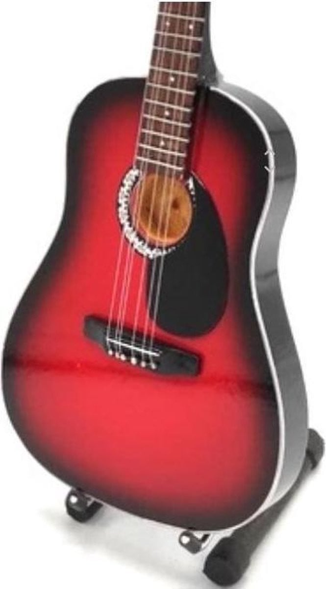Miniatuur replica Gibson gitaar van The Beatles voor volwassenen