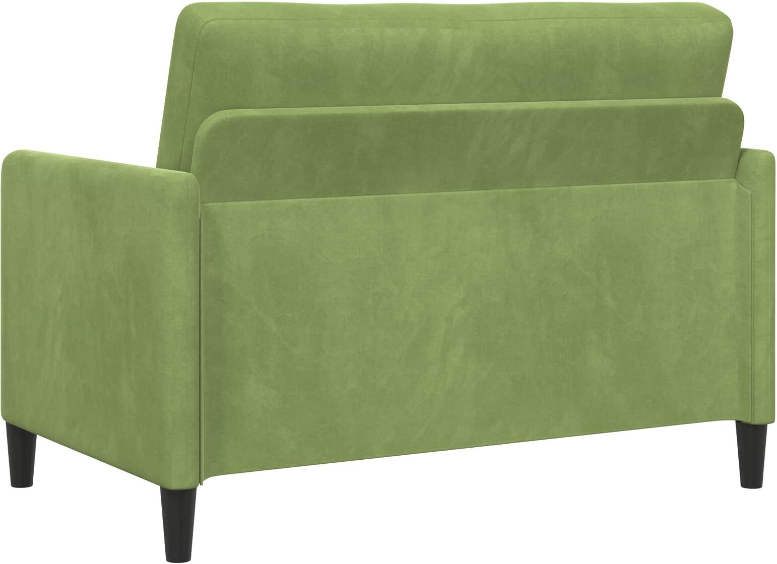 vidaXL Canapé avec rangement 2 pc Vert clair Polyester