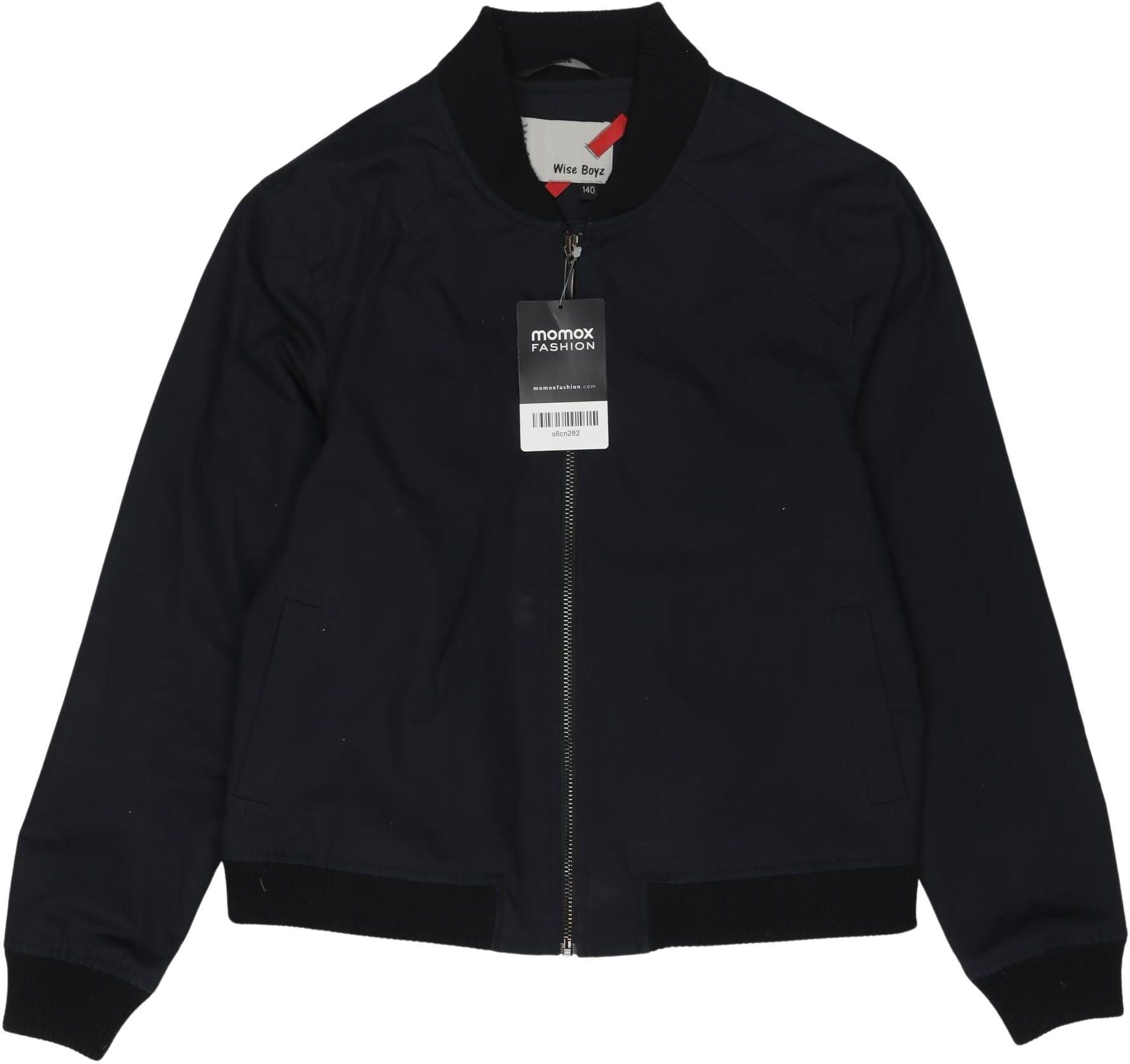 weise Jungen Jacke oder Mantel, Marineblau, Gr. EU 140, Synthetik / Elasthan / Baumwolle - Second Hand
