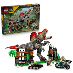 LEGO Jurassic World 77982 Flucht des Spinosaurus, Spielzeug-Dino für Kinder ab 9 Jahren