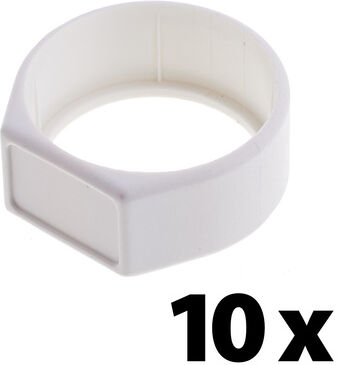 Neutrik XCR Ring White 10x Weiß