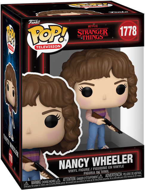 Funko Pop! Vinyl - Stranger Things S5 - Nancy Wheeler, Official Funko Collectible, 3.75 in, Stranger Things Fan Gift