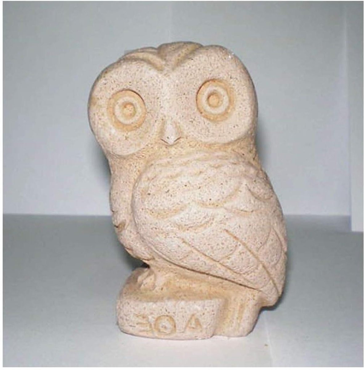 Owl Of Athens Standbeeld - Griekse Cycladische Kunst - Symbool van Godin Athena voor op tafel