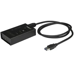 StarTech 4 Port USB Hub - Metall - USB-A zu 3x USB-A und 1x USB-C