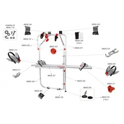 Fiamma Montagesatz für Carry Bike VW T5 D Fiamma Artikelnummer 98656-179