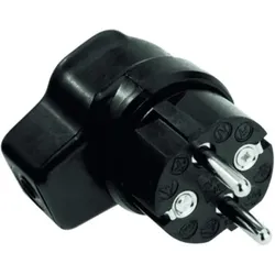Bachmann 919.171 Vollgummi-Winkelstecker schwarz 919171