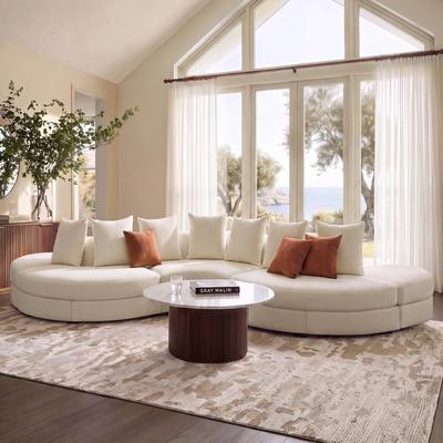 HULALA HOME Modern David Sectional Sofa